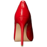 Červený Lakované 13 cm AMUSE-20 Lodičky Dámské Stiletto Podpatků