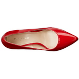 Červený Lakované 13 cm AMUSE-20 Lodičky Dámské Stiletto Podpatků