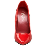 Červený Lakované 15 cm DOMINA-420 Lodičky Dámské Stiletto Podpatků