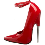 Červený Lakované 15 cm SCREAM-12 Lodičky Dámské Stiletto Podpatků