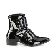lakkert WARLOCK-55 demonia kozaåky - pánské winklepicker kozaåky 2 spony